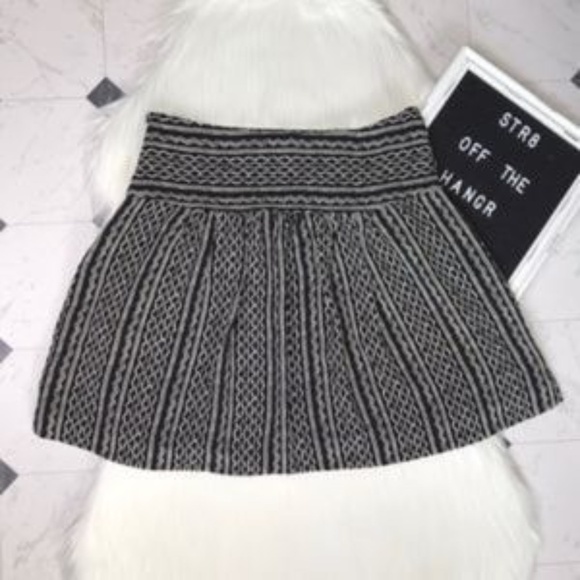 Madewell Midi Stripped Skirt Size 2 - Picture 2 of 4